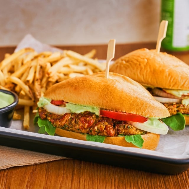 Hamburger z tekvice a fazule Hamburger z tekvice a fazule