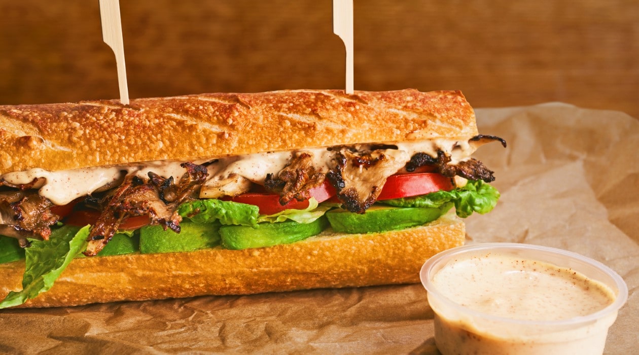 Sendvič Louisiana Po'Boy s hubami a majonézou Old Bay – - Recept