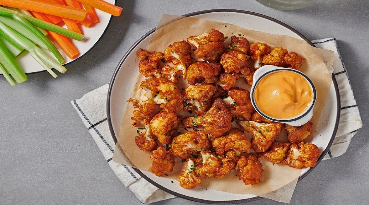 Ohnivé pikantné karfiolové krídla s majonézou – - Recept