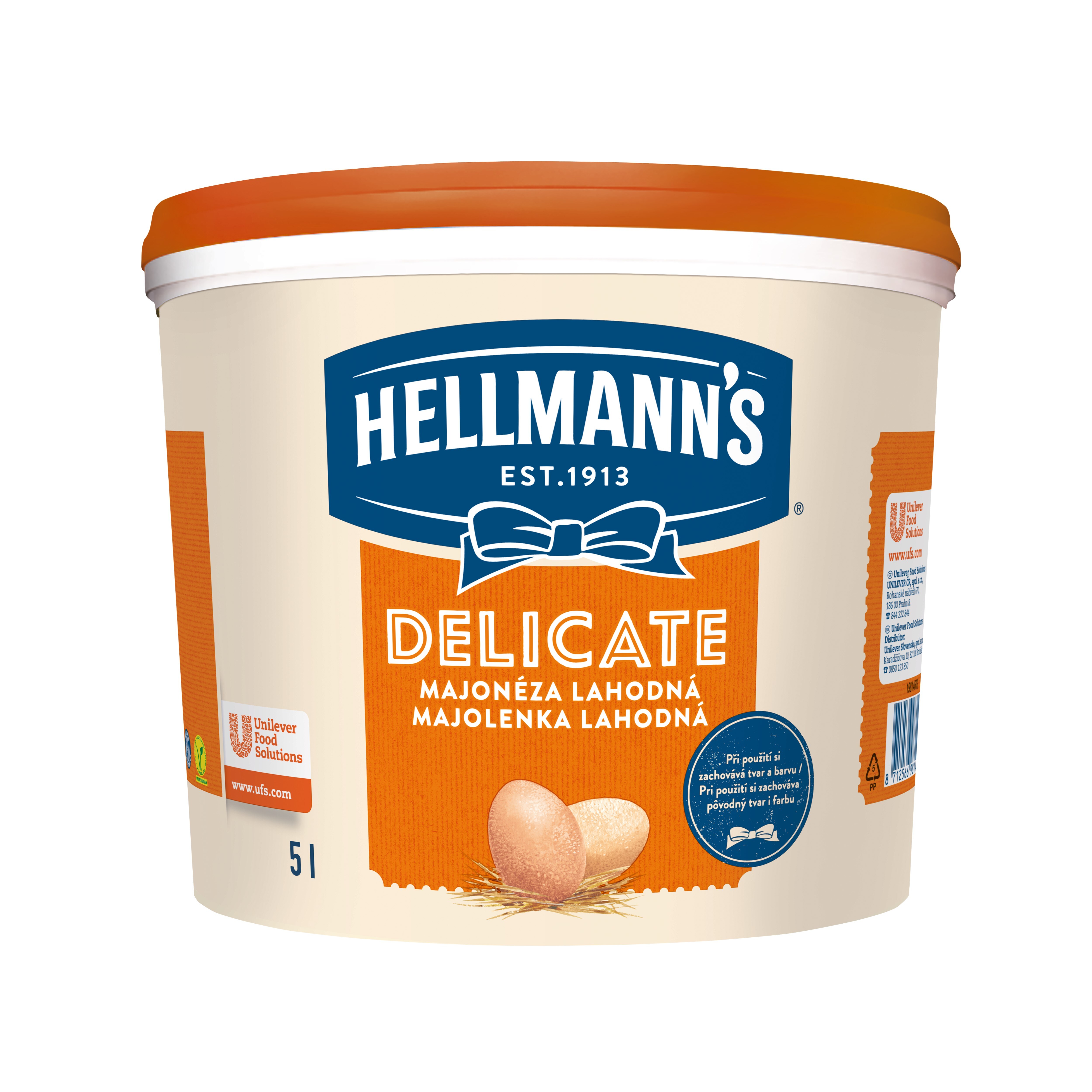 Hellmann's DELICATE Majonéza 5 L