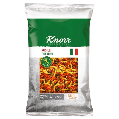 Knorr Fusilli Tricolore - Trojfarebné Vretienka 3kg