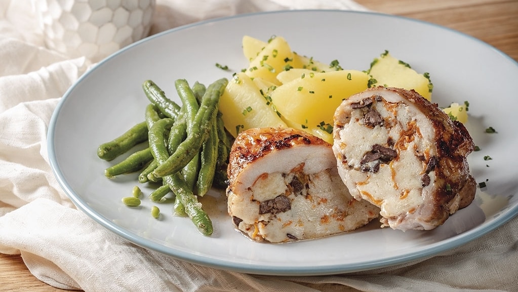 Kuracie stehno s plnkou naruby – - Recept