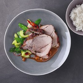 Pomaly pečené bravčové v kórejskom štýle