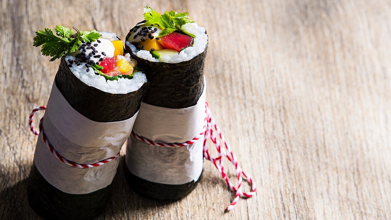 Sushi-burrito z tuniaka – - Recept