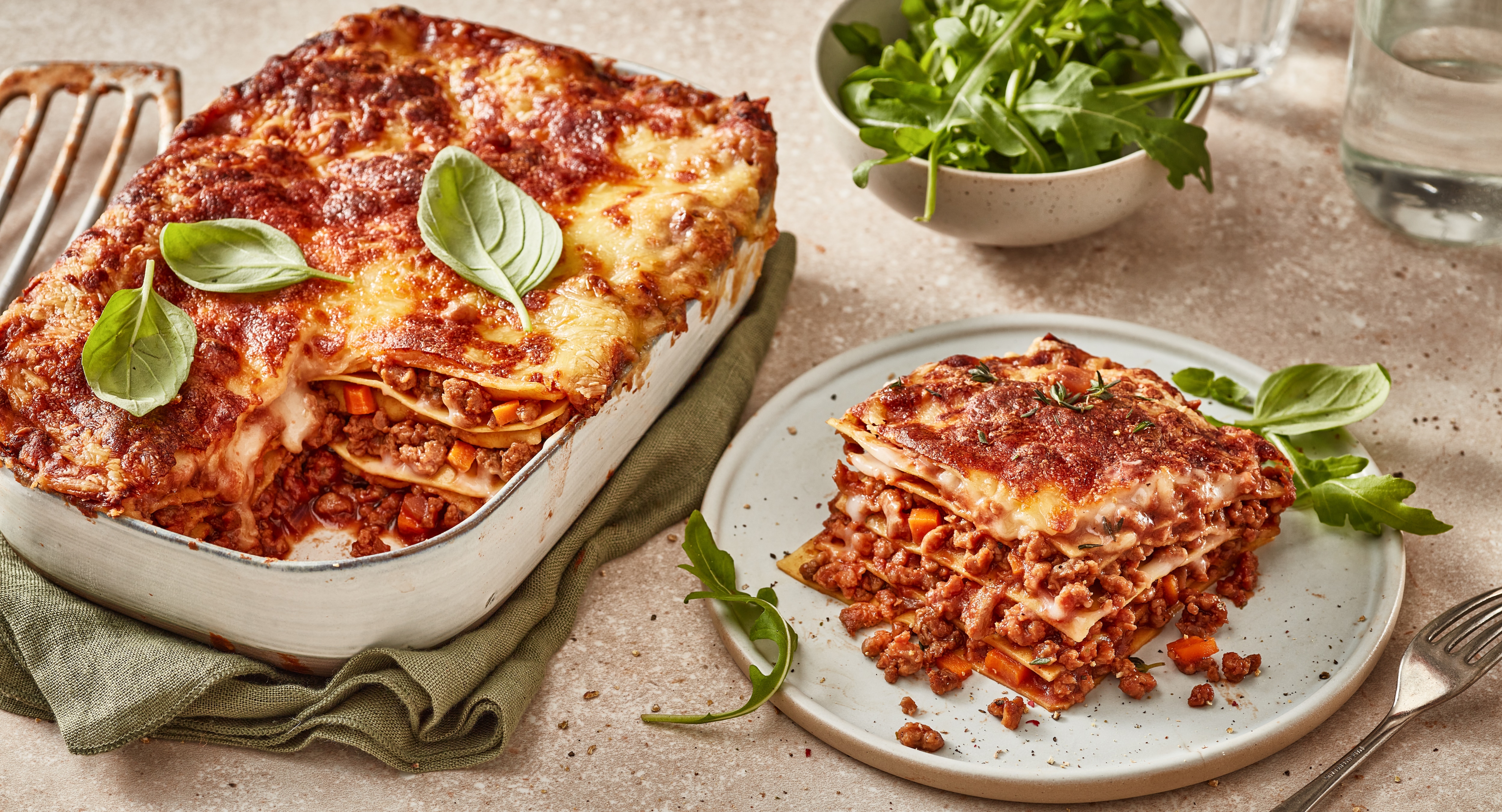 Lasagne s jemnou syrovou omáčkou – - Recept