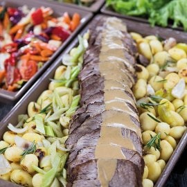 Krkovica pečená v mlieku