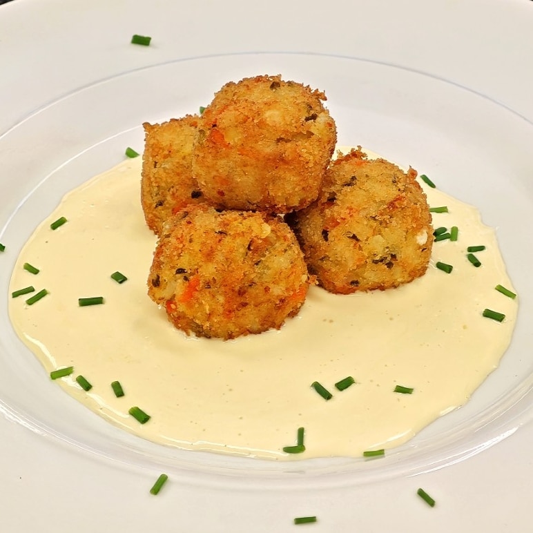 Kapor so zemiakovým šalátom