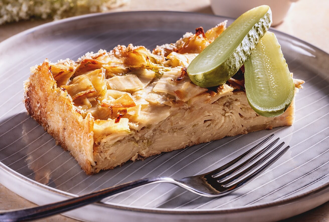 Zapečené kapustové fleky – - Recept