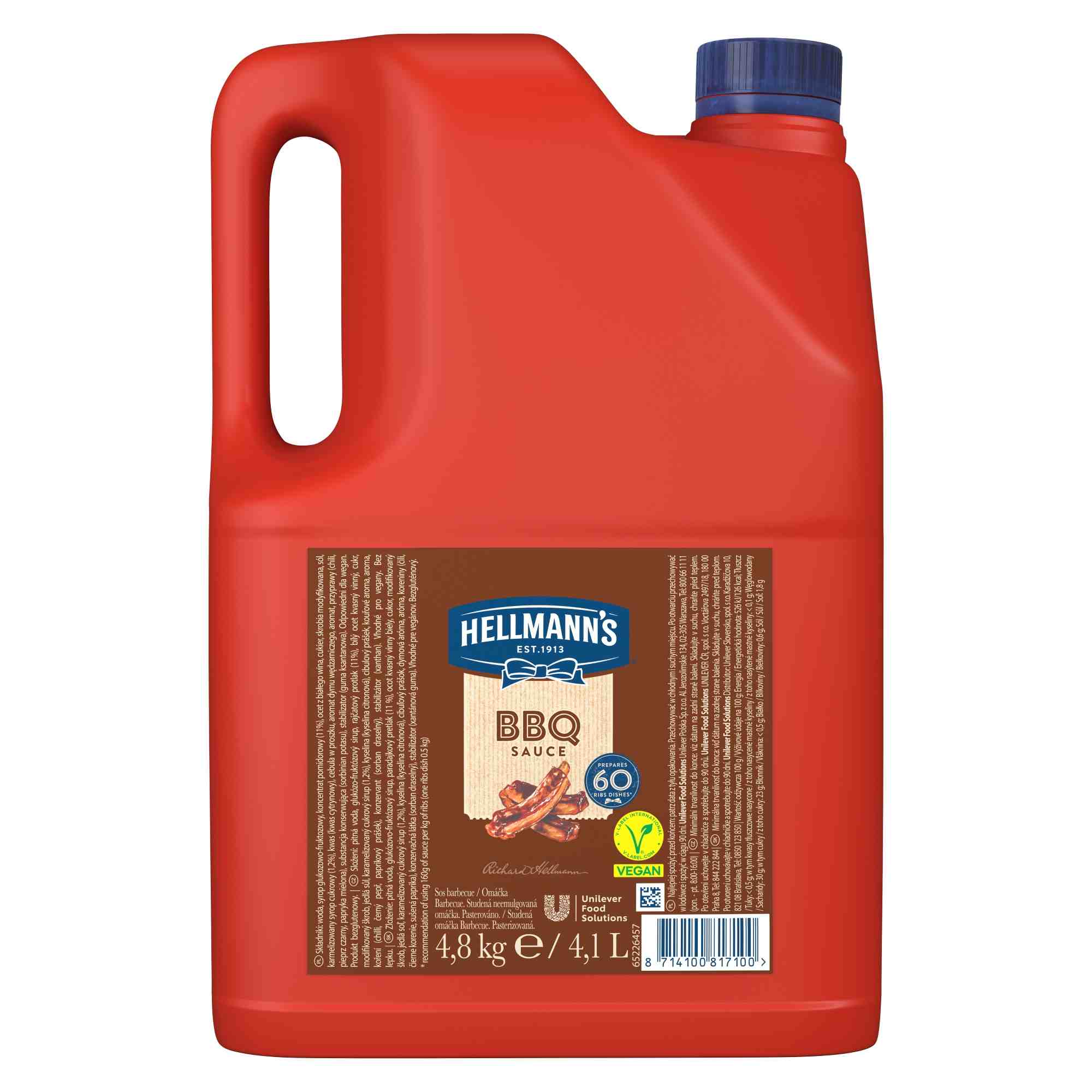 Hellmann's Barbecue omáčka 4,8 kg - 