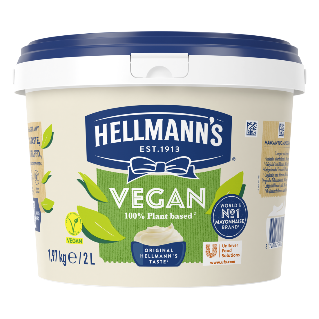 Hellmann's Vegan 2L - Perfektný doplnok k vegetariánskym a vegánskym jedlám.