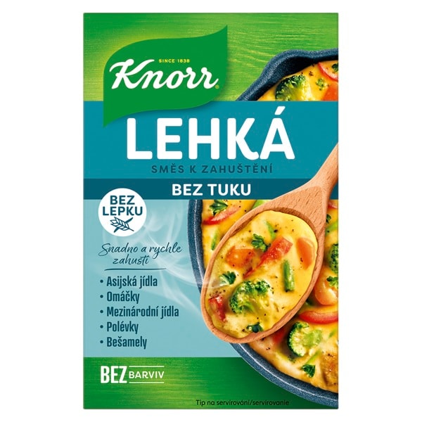 Knorr Hotová ľahká zmes na zahustenie bez tuku 250g - 