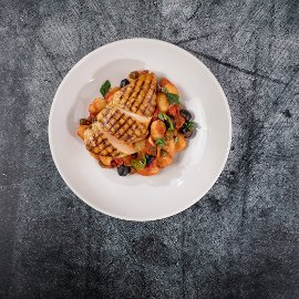 Grilované kuracie prsia s Marinara omáčkou, Gnocchi Grilované kuracie prsia s Marinara omáčkou, Gnocchi