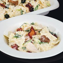 Cestoviny farfalle v krémovej omáčke s kuraťom | Recept Cestoviny farfalle v krémovej omáčke s kuraťom | Recept