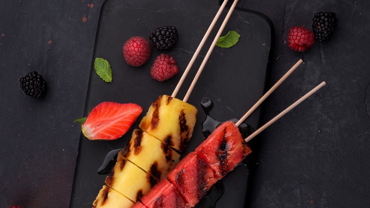 Grilovaný melón & grilovaný ananás – - Recept Grilovaný melón & grilovaný ananás – - Recept