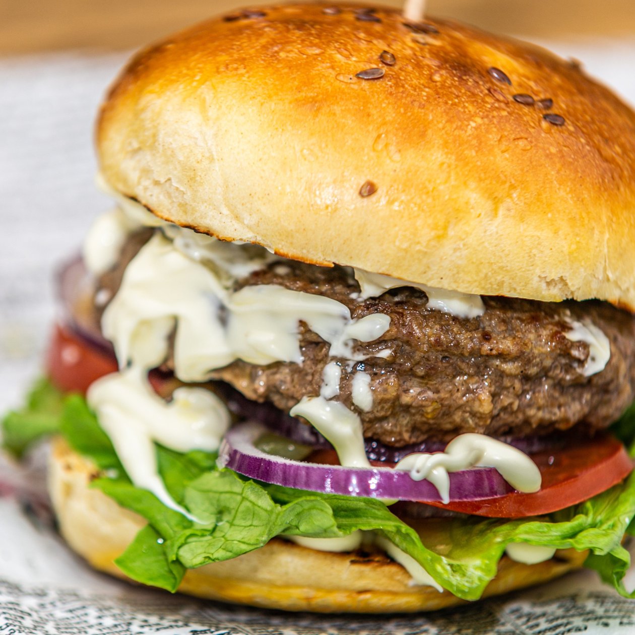 Hovädzí burger Hovädzí burger