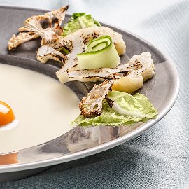 Krém z pečeného karfiolu Krém z pečeného karfiolu