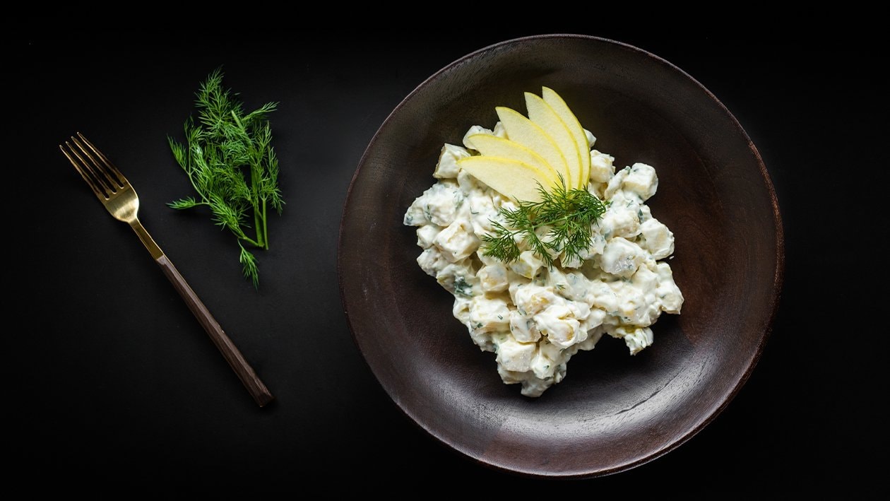 Svieži zemiakovo - jablčný šalát – - Recept