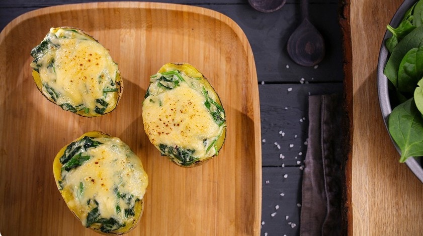 Plnené zemiaky - a la Florentínske – - Recept