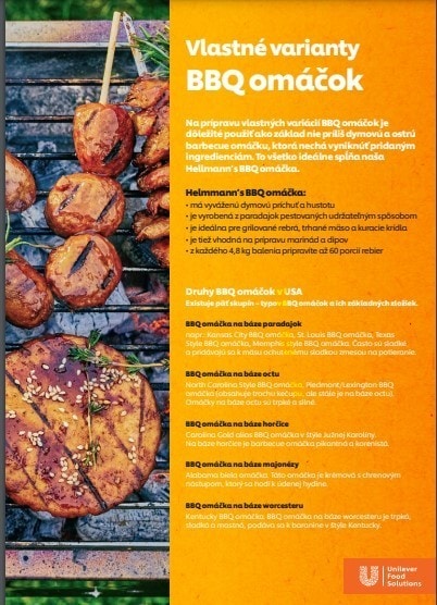BBQ omáčky BBQ omáčky