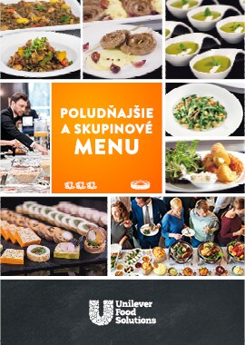 Poludňajšie a skupinové menu Poludňajšie a skupinové menu