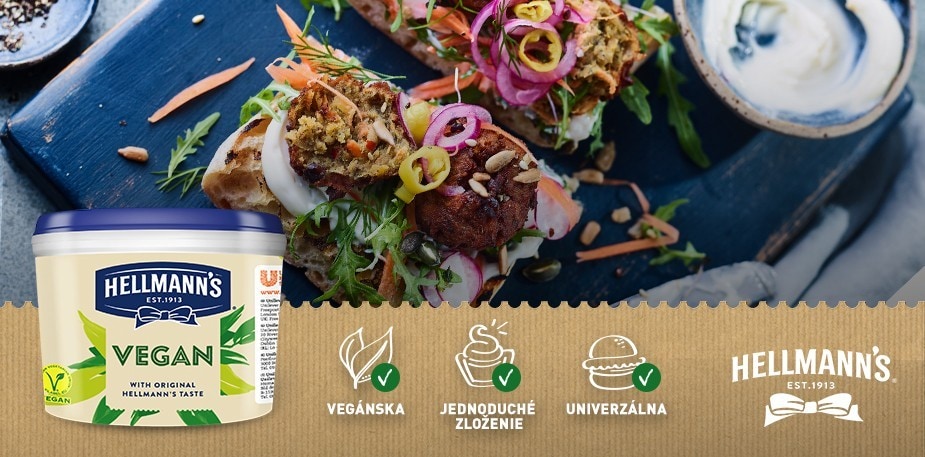 Objavte Hellmann's Vegánsku Majonézu - vyrobenú pre potešenie vegánov!
