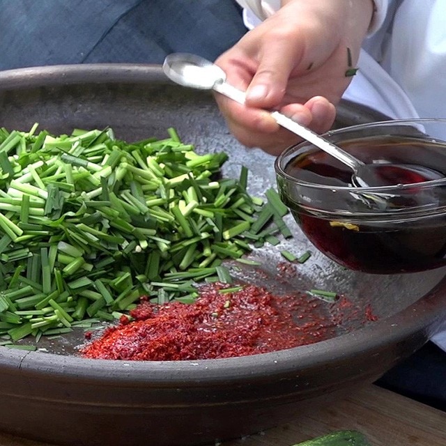 Čerstvé kórejské kimchi