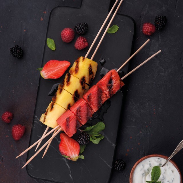 Päť inšpirácií z grilovaného ovocia 