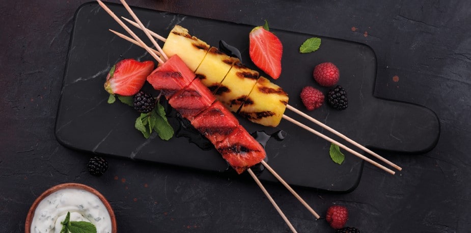 Päť inšpirácií z grilovaného ovocia 